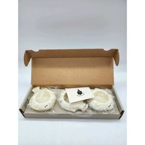 PartyLite Aqua Pals Fish Tealight Candle Holder Trio Vintage P7144 New in Box